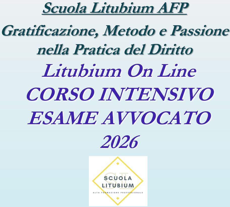 Corso di Preparazione Esame Avvocato Dicembre 2025