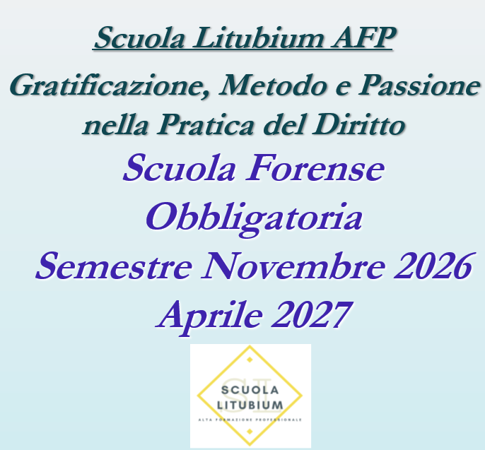 SCUOLA FORENSE OBBLIGATORIA ACCREDITATA